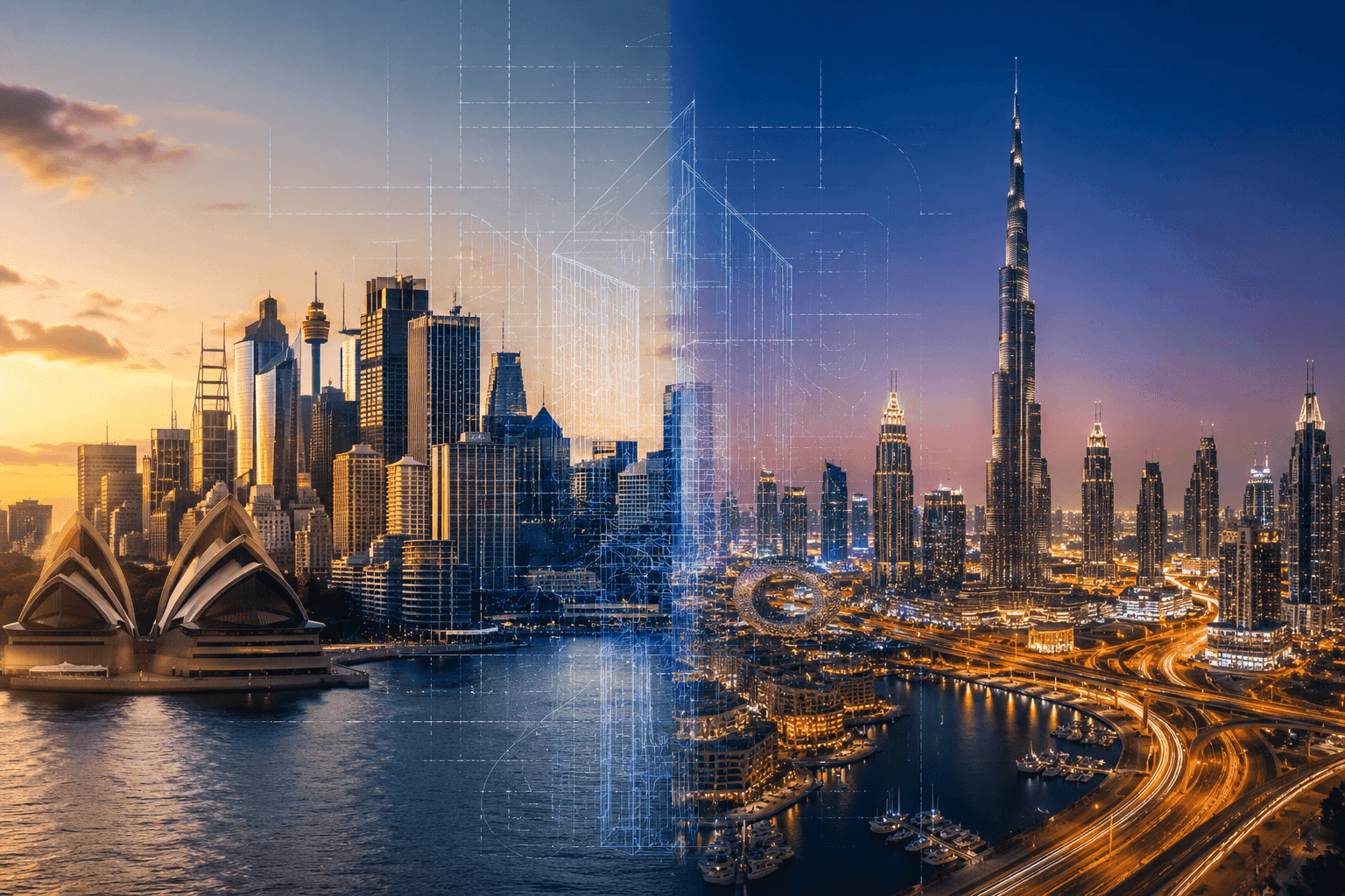 Same Blueprint, Different Skyline: Understanding the Australia-Gulf Economic Framework